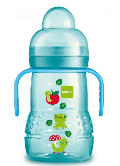 MAM Biberon de Transition 220ml 4m+ Bleu